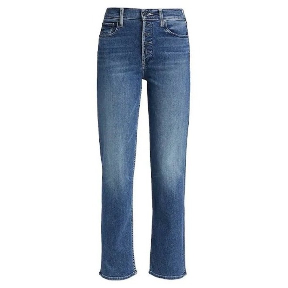 MOTHER The Pixie Tomcat‎ Ankle Jeans Daytime Warrior Blue Wash Size 25